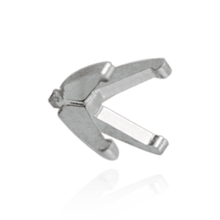 Load image into Gallery viewer, ITI NYC Four Prong Round Light and Low Tiffany Settings With Peg in Platinum (3.60 mm - 9.75 mm)