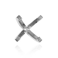 Load image into Gallery viewer, ITI NYC Four Prong Heavy Weight Square/Cushion Settings 14K Gold (3.00 x 3.00 mm - 8.50 x 8.50 mm)