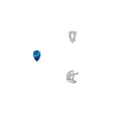 Load image into Gallery viewer, ITI NYC Five Prong Pear Shape Wire Basket Settings in 14K Gold (3.00 x 1.75 mm - 12.00 x 8.00 mm)