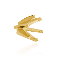 Load image into Gallery viewer, ITI NYC Six Prong Round Light and Low Tiffany Settings With Peg in 14K Gold (Casting) (2.50 mm - 11.00 mm)