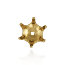 Load image into Gallery viewer, ITI NYC Six Prong Round Pearl Cup Settings in 14K Gold (3.00 mm - 10.00 mm)