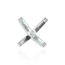 Load image into Gallery viewer, ITI NYC Four Prong Round Medium High Tiffany Settings With Peg in 14K Gold (Die-Struck) (3.00 mm - 6.50 mm)