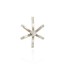 Load image into Gallery viewer, ITI NYC Six Prong Oval Solitaire Settings With Peg in Platinum (6.00 x 4.00 mm - 9.00 x 7.00 mm)