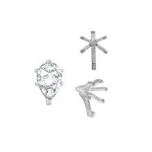 Load image into Gallery viewer, ITI NYC Six Prong Pear Shape Tiffany Settings With Peg in 14K Gold (3.00 x 1.75 mm - 15.00 x 9.00 mm)