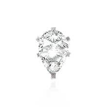 Load image into Gallery viewer, ITI NYC Six Prong Pear Shape Tiffany Settings With Peg in 18K Gold (4.25 x 2.50 mm - 9.75 x 6.50 mm)