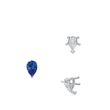 Load image into Gallery viewer, ITI NYC V-End Pear Shape Solitaire Settings With Peg in 14K Gold (5.00 x 3.00 mm - 15.00 x 9.00 mm)