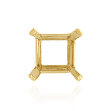 Load image into Gallery viewer, ITI NYC Four Prong Square Heavy Wire Basket Settings in 14K Gold (2.00 mm - 13.50 mm)