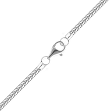 Load image into Gallery viewer, Finished Round Snake Chain in Platinum
