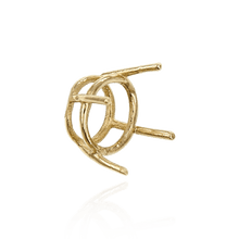 Load image into Gallery viewer, ITI NYC Four Prong Round Wire Basket Settings in 18K Gold (2.00 mm - 11.00 mm)