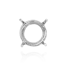 Load image into Gallery viewer, ITI NYC Four Prong Round Wire Basket Settings in Sterling Silver (1.75 mm - 11.00 mm)