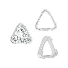 Load image into Gallery viewer, ITI NYC V-End Trillion Shape Single Wire Settings in 14K Gold (3.00 mm - 10.00 mm)