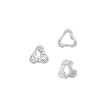 Load image into Gallery viewer, ITI NYC V-End Trillion Shape Single Wire Settings in 14K Gold (3.00 mm - 10.00 mm)