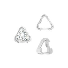 Load image into Gallery viewer, ITI NYC V-End Trillion Shape Single Wire Settings in 14K Gold (3.00 mm - 10.00 mm)