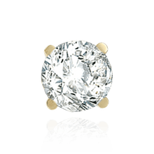 Load image into Gallery viewer, ITI NYC Four Prong Round Heavy Tapered Wire Basket Settings in 14K Gold (4.00 mm - 10.00 mm)