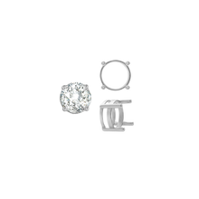 Load image into Gallery viewer, ITI NYC Four Prong Round Flat Wire Basket Settings in 14K Gold (2.00 mm - 9.25 mm)