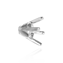 Load image into Gallery viewer, ITI NYC Four Prong Round Tapered Solitaire Settings in 14K Gold (4.00 mm - 17.50 mm)