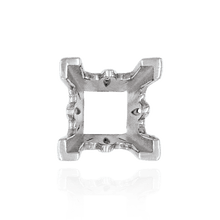 Load image into Gallery viewer, ITI NYC V-End Square Filigree Settings in 14K Gold (4.00 mm - 8.50 mm)