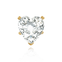 Load image into Gallery viewer, ITI NYC V-End Heart Shape Solitaire Settings in 14K Gold (4.00 x 4.00 mm - 11.50 x 10.25 mm)