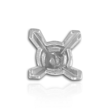 Load image into Gallery viewer, ITI NYC V-End Square Solitaire Settings With Peg in Platinum (4.50 mm - 12.00 mm)