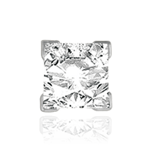 Load image into Gallery viewer, ITI NYC V-End Square High Solitaire Settings With Peg in 18K Gold (2.50 mm - 8.00 mm)