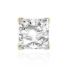 Load image into Gallery viewer, ITI NYC V-End Square Solitaire Settings With Peg in 18K Gold (2.50 mm - 9.00 mm)