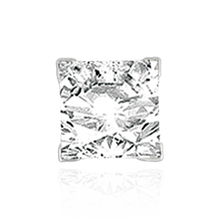 Load image into Gallery viewer, ITI NYC V-End Square Solitaire Settings With Peg in 14K Gold (3.00 mm - 10.00 mm)