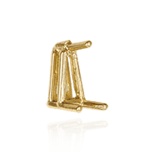 Load image into Gallery viewer, ITI NYC Tapered Baguette Wire Basket Settings in 14K Gold (2.75 x 1.50 x 1.00 mm - 5.50 x 3.00 x 1.50 mm)