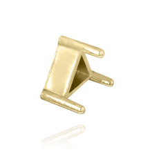 Load image into Gallery viewer, ITI NYC Three Prong Triangle Shape Single Wire Settings in 14K Gold (3.00 mm - 10.00 mm)