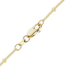 Load image into Gallery viewer, Finished Stud (Satellite) Curb Anklet in 14K Gold-Filled