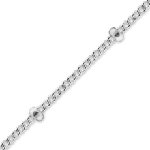 Load image into Gallery viewer, Bulk / Spooled Curb Stud Chain in Sterling Silver (1.05 mm)
