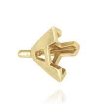 Load image into Gallery viewer, ITI NYC V-End Triangle Shape ITI NYC Tapered Solitaire Settings With Peg in 18K Gold (3.00 mm - 12.00 mm)