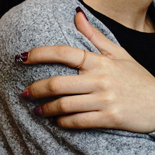 Load image into Gallery viewer, Stackable Ring with Twist Rope Band in Sterling Silver