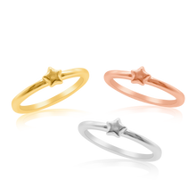 Load image into Gallery viewer, Stackable Star Ring in 14K Gold