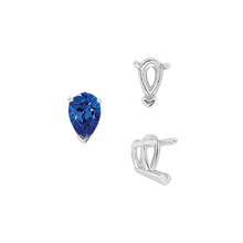 Load image into Gallery viewer, ITI NYC V-End Pear Shape Wire Basket Settings in 14K Gold (2.50 x 1.25 mm - 37.00 x 25.00 mm)