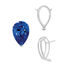 Load image into Gallery viewer, ITI NYC V-End Pear Shape Wire Basket Settings in 14K Gold (2.50 x 1.25 mm - 37.00 x 25.00 mm)