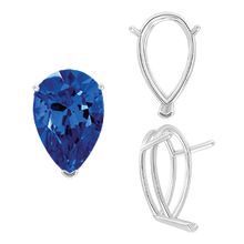 Load image into Gallery viewer, ITI NYC V-End Pear Shape Wire Basket Settings in 14K Gold (2.50 x 1.25 mm - 37.00 x 25.00 mm)