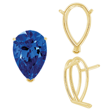 Load image into Gallery viewer, ITI NYC V-End Pear Shape Wire Basket Settings in 14K Gold (2.50 x 1.25 mm - 37.00 x 25.00 mm)