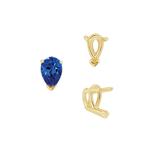 Load image into Gallery viewer, ITI NYC V-End Pear Shape Wire Basket Settings in 18K Gold (2.50 x 1.25 mm - 16.00 x 10.00 mm)