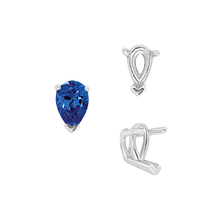 Load image into Gallery viewer, ITI NYC V-End Pear Shape Wire Basket Settings in 18K Gold (2.50 x 1.25 mm - 16.00 x 10.00 mm)