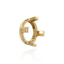 Load image into Gallery viewer, ITI NYC Four Prong Round Low Base Settings in 14K Gold (2.00 mm - 8.00 mm)