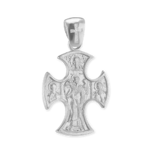 Load image into Gallery viewer, ITI NYC Byzantine Cross Pendant in Sterling Silver