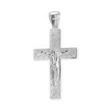 Load image into Gallery viewer, ITI NYC Classic Crucifix Pendant in Sterling Silver