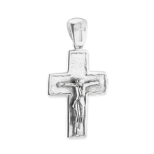 Load image into Gallery viewer, ITI NYC Freeform Crucifix Pendant in Sterling Silver