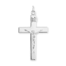 Load image into Gallery viewer, ITI NYC Classic Crucifix Pendant in Sterling Silver