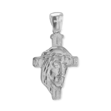 Load image into Gallery viewer, ITI NYC Jesus Christ Pendant Medallion in Sterling Silver