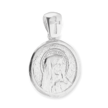 Load image into Gallery viewer, ITI NYC Madonna Pendant Medallion in Sterling Silver