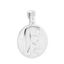 Load image into Gallery viewer, ITI NYC Madonna Pendant Medallion in Sterling Silver