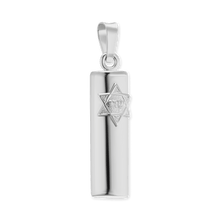 Load image into Gallery viewer, ITI NYC Mezuzah Specialty Pendant in Sterling Silver