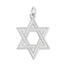 Load image into Gallery viewer, ITI NYC Star of David Pendant in Sterling Silver