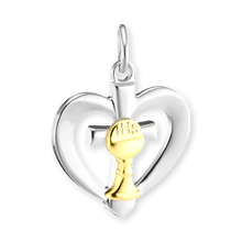 Load image into Gallery viewer, ITI NYC First Communion Christian Pendant in Sterling Silver
